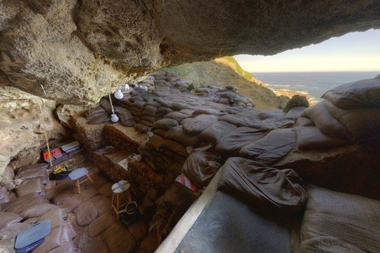 Photo credit: Magnus Haaland View from Blombos Cave