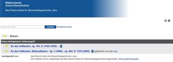 Screenshot von der Webseite der EZB