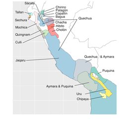 A reconstruction of the linguistic situation in the Central Andes at the point of European contact