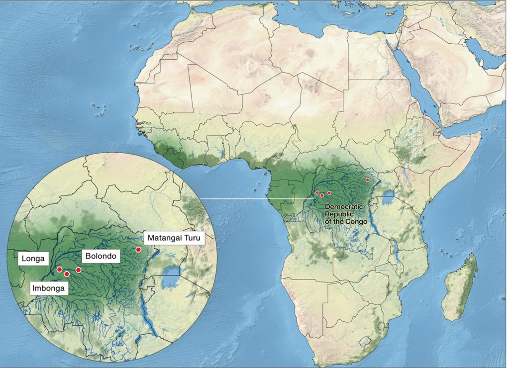 Congo Basin Map Africa Mixture Of Fishing, Foraging, And Food Production In Congo Basin | Max  Planck Institute For The Science Of Human History