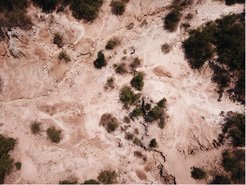 Aerial view of a Pleistocene locality identified during surveys in Busia County, Kenya