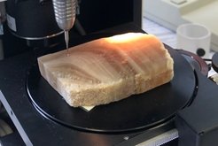 Sampling a stalagmite from a cave in Uzbekistan for reconstruction of multi-proxy climatic data