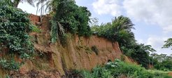 Deeply stratified section at Anyama, Ivory Coast