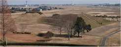 The 120-m-long Inariyama tumulus in Gyoda City dated to the 2nd half of the 5th century CE is considered to be the oldest within the Sakitama burial mound cluster in Saitama Prefecture, central Japan. These large burial mounds (called kofun in Japanese) started to appear in Japan during the 3rd century CE and are witnesses to an increasing political complexity during the Kofun period (250–592 CE), which preceded the establishment of the centralised state of ancient Japan.