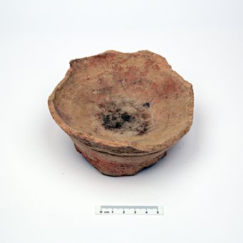 One of the ancient fumigation devices used in the inhalation of harmal An ancient fumigation device