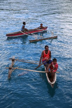 The creole language Bislama is spoken in Vanuatu and was included in the study.