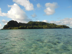 Agakauitai Island in the Gambier Archipelago (Mangareva).