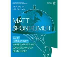 Early Hominin Diet: Where are we and where do we go from here? (Frühe menschliche Ernährung: Aktueller Forschungstand und nächste Schritte)