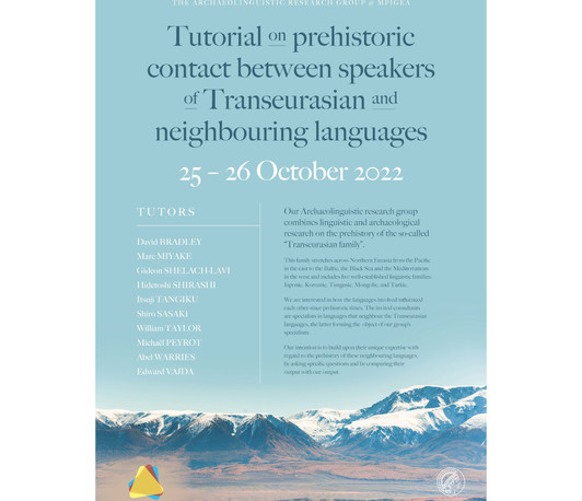 Tutorial on prehistoric contact between speakers of Transeurasian and neighbouring languages